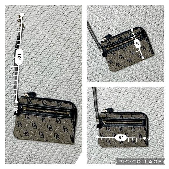 Dooney & Bourke DB Signature Wristlet Clutch - Picture 12 of 12